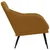 Produktbild 4 för Fåtölj brun 63x76x80 cm sammet