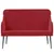 Produktbild 3 för VidaXL Bänk vinröd 110x76x80 cm sammet