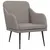 Produktbild 2 för Fåtölj taupe 63x76x80 cm tyg