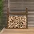 Produktbild 3 för Vedställ honungsbrun 110x35x108,5 cm massiv furu