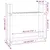Produktbild 8 för Vedställ honungsbrun 110x35x108,5 cm massiv furu