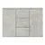 Produktbild 6 för Skänk betonggrå 91x29,5x65 cm konstruerat trä