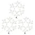 Produktbild 3 för Snöflinga ljusslinga med LED 3 st varmvit 27x27 cm
