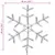 Produktbild 7 för Snöflinga ljusslinga med LED 2 st varmvit 59x59 cm