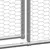Produktbild 4 för Hönsbur för utomhusbruk 3x12x2 m galvaniserat stål