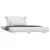 Produktbild 3 för Sängram vit 140x190 cm massiv furu