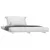 Produktbild 3 för Sängram vit 135x190 cm massiv furu