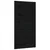 Produktbild 2 för Ladugårdsdörr svart 100x1,8x204,5 cm massiv furu