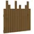 Produktbild 2 för Väggmonterad huvudgavel honungsbrun 82,5x3x80 cm massiv furu