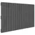 Produktbild 2 för Väggmonterad huvudgavel grå 108x3x60 cm massiv furu