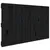 Produktbild 2 för Väggmonterad huvudgavel svart 108x3x60 cm massiv furu
