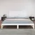 Produktbild 3 för Väggmonterad huvudgavel vit 204x3x60 cm massiv furu
