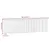 Produktbild 8 för Väggmonterad huvudgavel vit 204x3x60 cm massiv furu