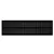 Produktbild 4 för Väggmonterad huvudgavel svart 204x3x60 cm massiv furu