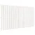 Produktbild 2 för Väggmonterad huvudgavel vit 127,5x3x60 cm massiv furu