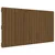 Produktbild 2 för Väggmonterad huvudgavel honungsbrun 127,5x3x60 cm massiv furu