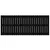 Produktbild 4 för Väggmonterad huvudgavel svart 147x3x60 cm massiv furu