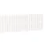 Produktbild 2 för Väggmonterad huvudgavel vit 166x3x60 cm massiv furu