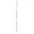 Produktbild 5 för Väggmonterad huvudgavel vit 166x3x60 cm massiv furu