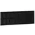 Produktbild 2 för Väggmonterad huvudgavel svart 166x3x60 cm massiv furu