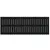 Produktbild 4 för Väggmonterad huvudgavel svart 166x3x60 cm massiv furu