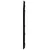 Produktbild 5 för Väggmonterad huvudgavel svart 166x3x60 cm massiv furu