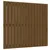 Produktbild 2 för Väggmonterad huvudgavel honungsbrun 95,5x3x90 cm massiv furu