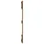 Produktbild 5 för Väggmonterad huvudgavel honungsbrun 95,5x3x90 cm massiv furu