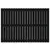 Produktbild 4 för Väggmonterad huvudgavel svart 127,5x3x90 cm massiv furu