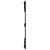Produktbild 5 för Väggmonterad huvudgavel svart 127,5x3x90 cm massiv furu