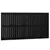 Produktbild 2 för Väggmonterad huvudgavel svart 166x3x90 cm massiv furu