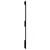 Produktbild 5 för Väggmonterad huvudgavel svart 166x3x90 cm massiv furu