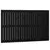 Produktbild 2 för Väggmonterad huvudgavel svart 140x3x90 cm massiv furu
