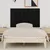 Produktbild 3 för Väggmonterad huvudgavel svart 140x3x90 cm massiv furu