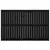 Produktbild 4 för Väggmonterad huvudgavel svart 140x3x90 cm massiv furu