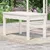 Produktbild 3 för Trädgårdsbänk vit 80x44x45 cm massiv furu