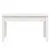 Produktbild 4 för Trädgårdsbänk vit 80x44x45 cm massiv furu