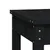 Produktbild 6 för Trädgårdsbänk 2-sits svart 159,5x44x45 cm massiv furu