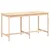 Produktbild 2 för Trädgårdsbord 203,5x90x110 cm massiv furu