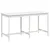 Produktbild 2 för Trädgårdsbord vit 203,5x90x110 cm massiv furu