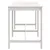 Produktbild 5 för Trädgårdsbord vit 203,5x90x110 cm massiv furu