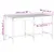 Produktbild 7 för Trädgårdsbord svart 203,5x90x110 cm massiv furu