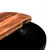 Produktbild 12 för Soffbord svart 50x27 cm massivt återvunnet trä