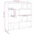 Produktbild 8 för Bokhylla/rumsavdelare sonoma-ek 105x24x102 cm