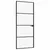 Produktbild 2 för Innerdörr 83x201,5 cm härdat glas och aluminium slim
