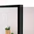 Produktbild 5 för Innerdörr 83x201,5 cm härdat glas och aluminium slim