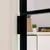 Produktbild 6 för Innerdörr 83x201,5 cm härdat glas och aluminium slim