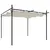 Produktbild 2 för Pergola med infällbart tak gräddvit 295x292x230 cm