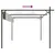 Produktbild 6 för Pergola med infällbart tak gräddvit 295x292x230 cm