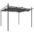 Produktbild 2 för Pergola med infällbart tak antracit 295x292x230 cm